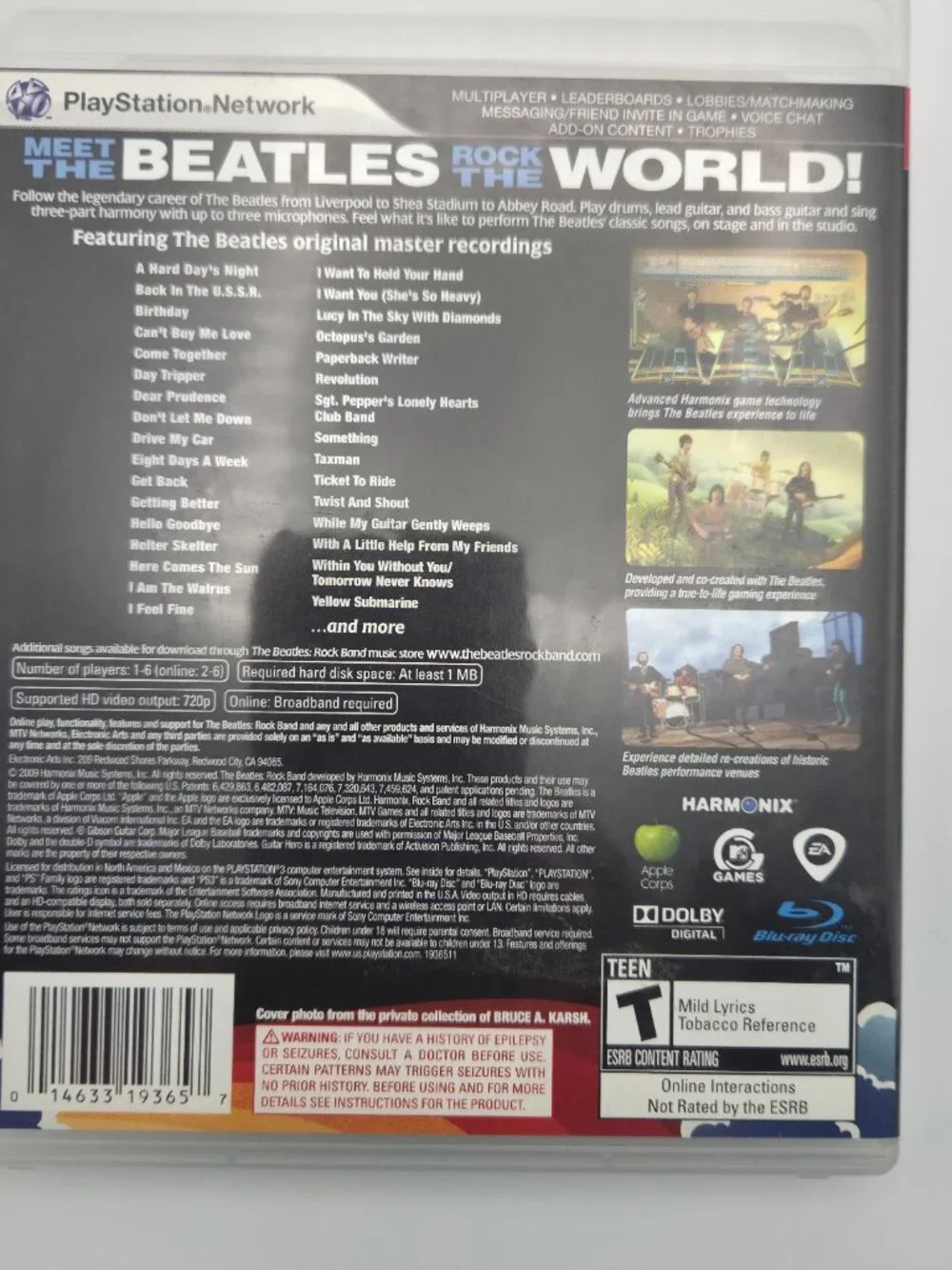 PS3 Rock Band Bundle + Beatles Rock Band & Sports Champions